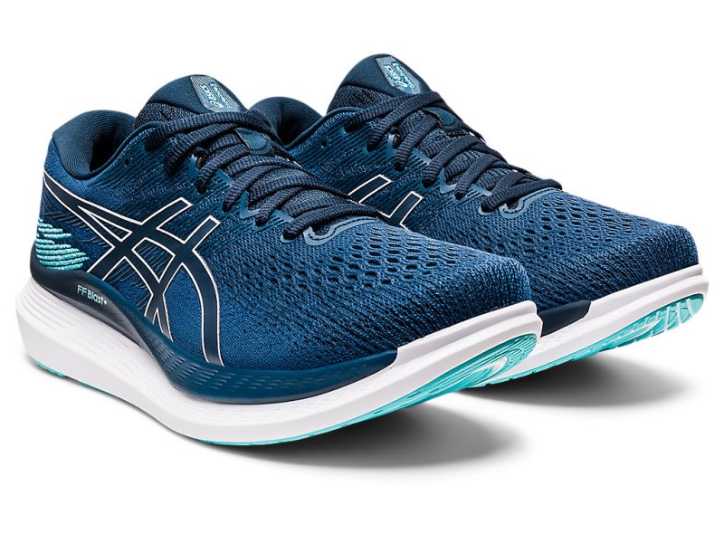 Loja Asics Glideride 3 Online Sapatilhas de Corrida Homem Azuis